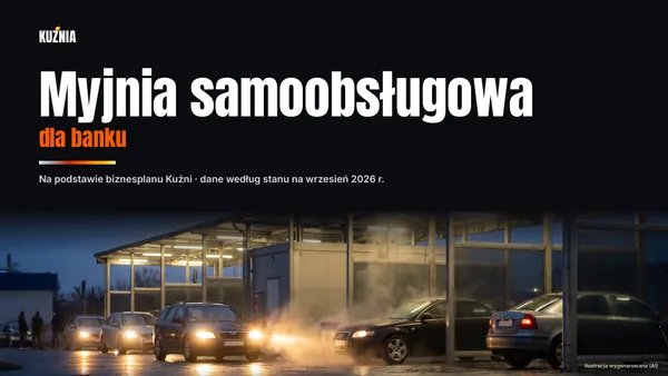Slajd prezentacji dla banku